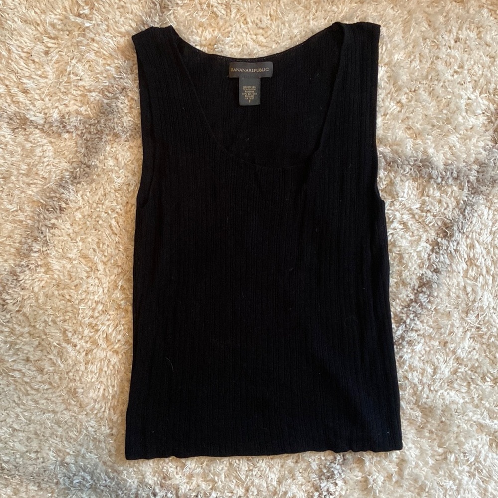 Black tank top